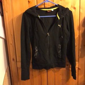 Puma black jacket size s